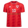 Original Fußballtrikot Wales RAMSEY 10 Heimtrikot WM 2022 Für Herren